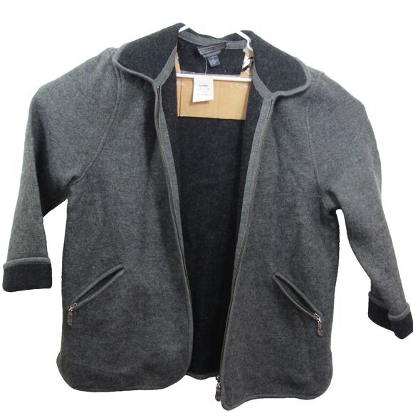 Herman Geist Womens Grey Wool Jacket Sweater size LG - Picture 1 of 7